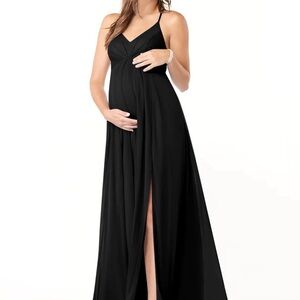 Brand New- Azazie Black Maternity Wedding Dress